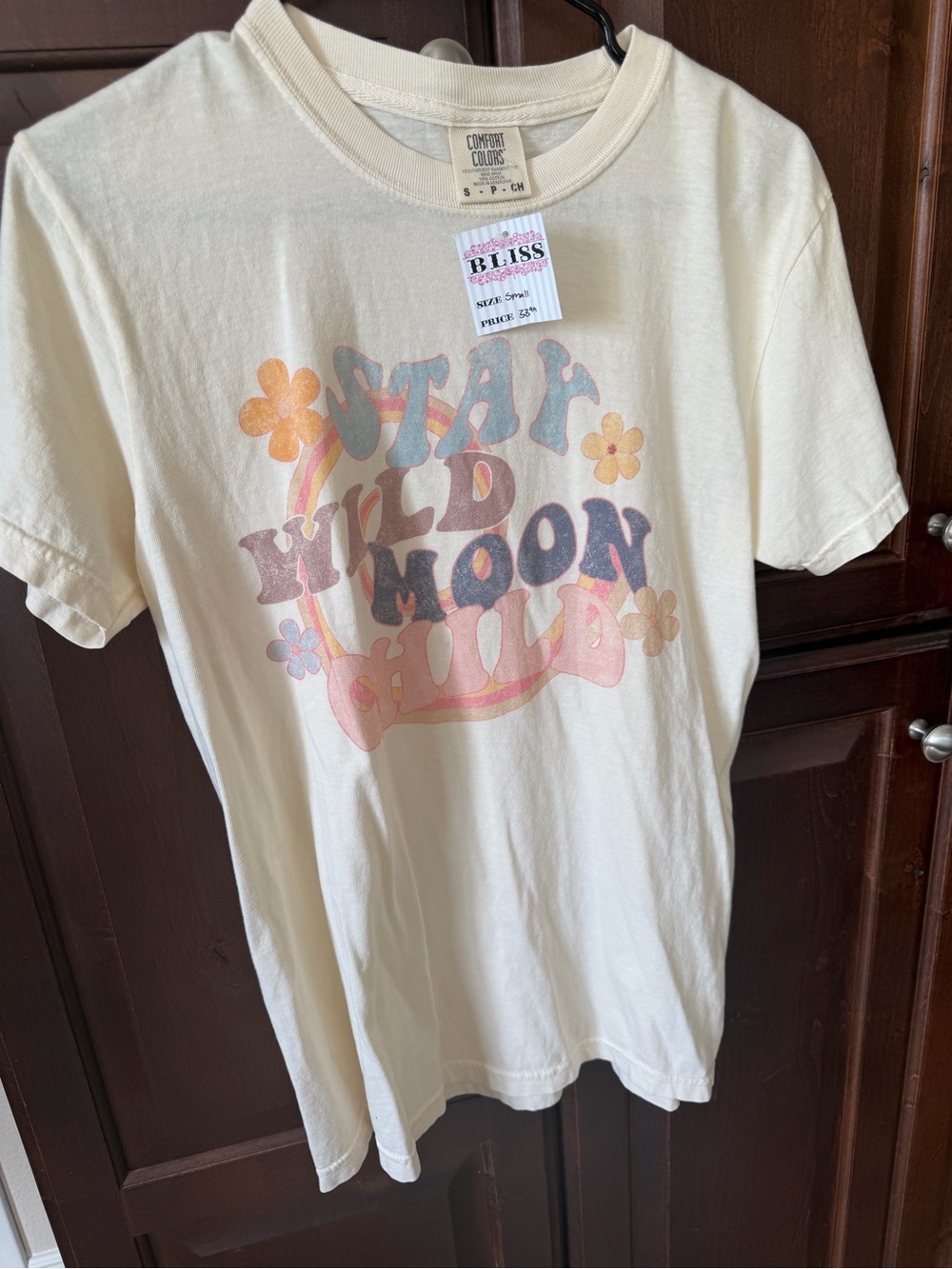 NWT Comfort Colors Boutique Stay Wild Moon Child Graphic Tee